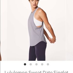 Lululemon Sweat Date Singlet Tank Top